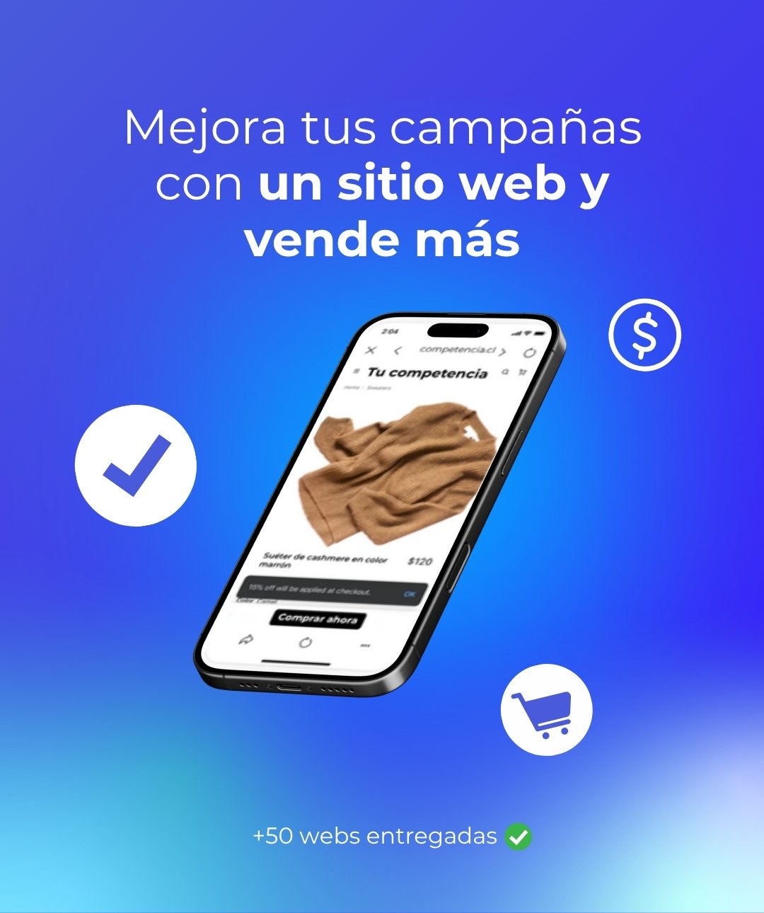 Mejora tus campañas con un sitio web desktop